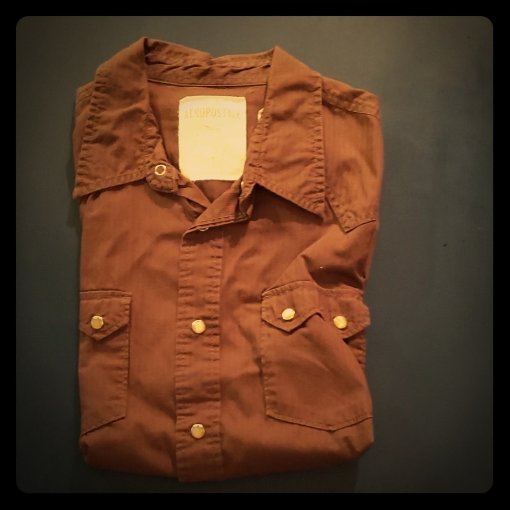 Aeropostale Button down Half-Sleeve shirt